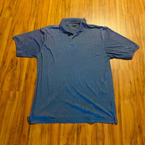 George Men’s Heather Blue Short Sleeve Polo Size Large - Picture 3 of 12